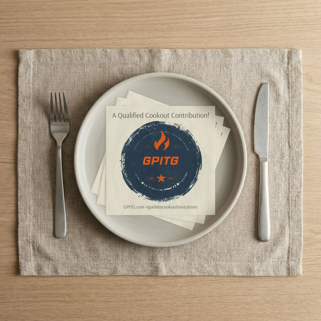 Superior Uncoined Cookout Napkins: GPITG - Committee Approved