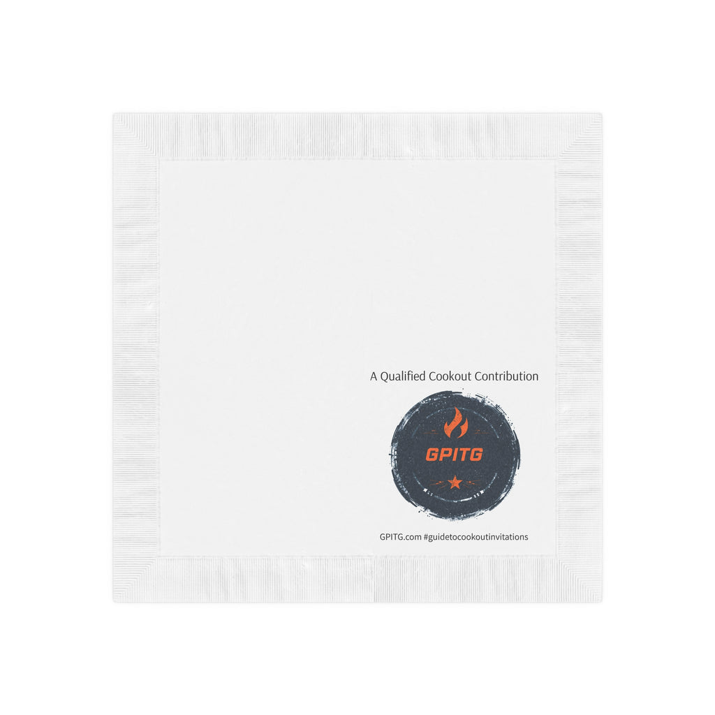 Fancy Coined Cookout Napkins: GPITG - Committee Approved