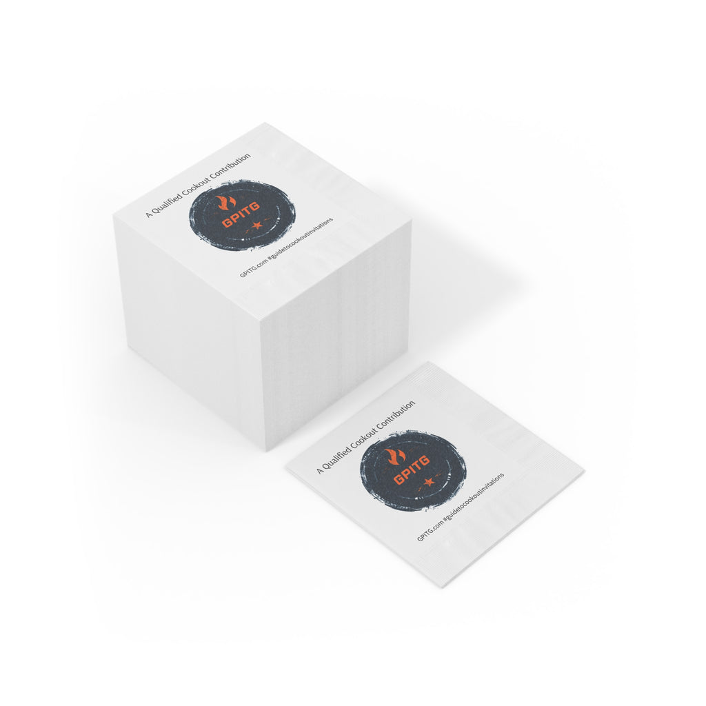 Fancy Coined Cookout Napkins: GPITG - Committee Approved