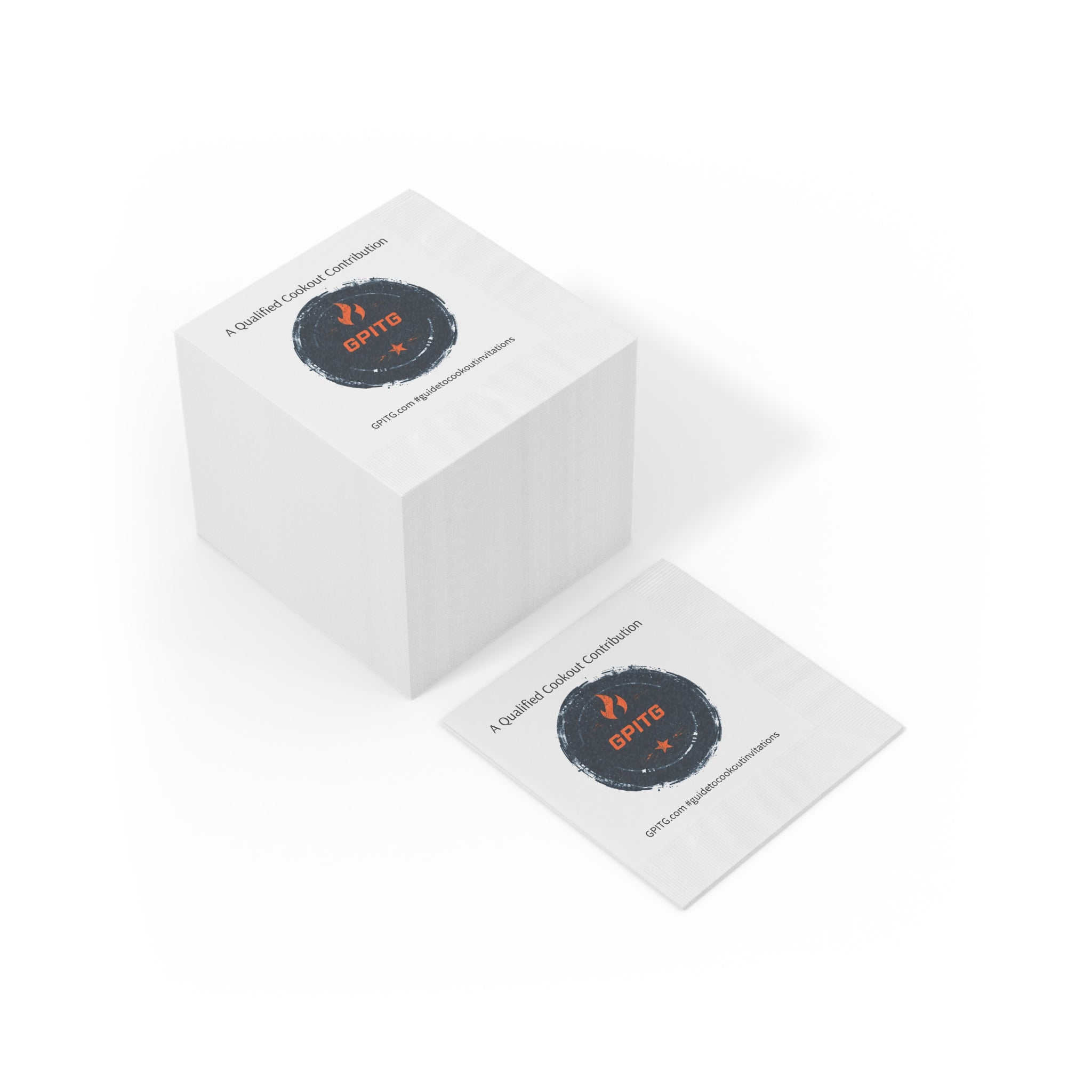 Fancy Coined Cookout Napkins: GPITG - Committee Approved